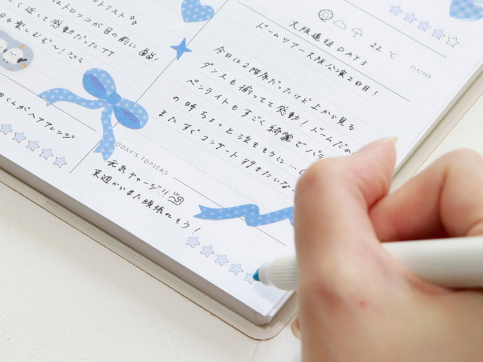 B6ウィークリーブロック ダイアリー 推し活 思い出 記録 イベント