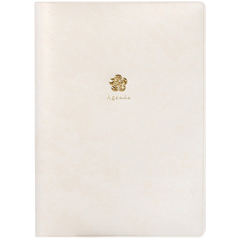 B6ウィークリーブロック ダイアリー カメリア ホワイト