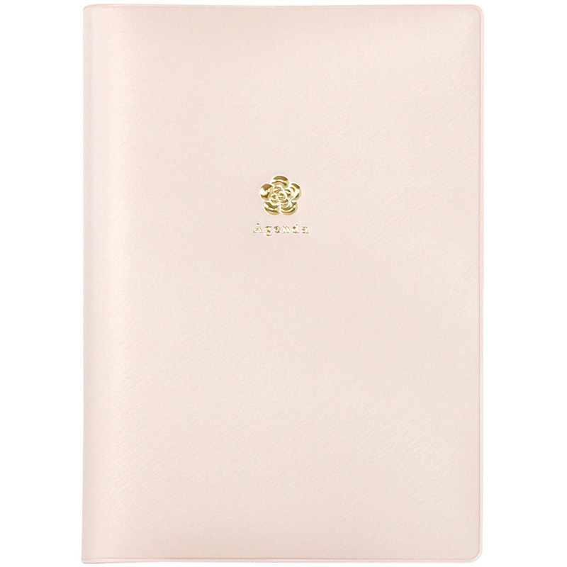 B6ウィークリーブロック ダイアリー カメリア ピンク